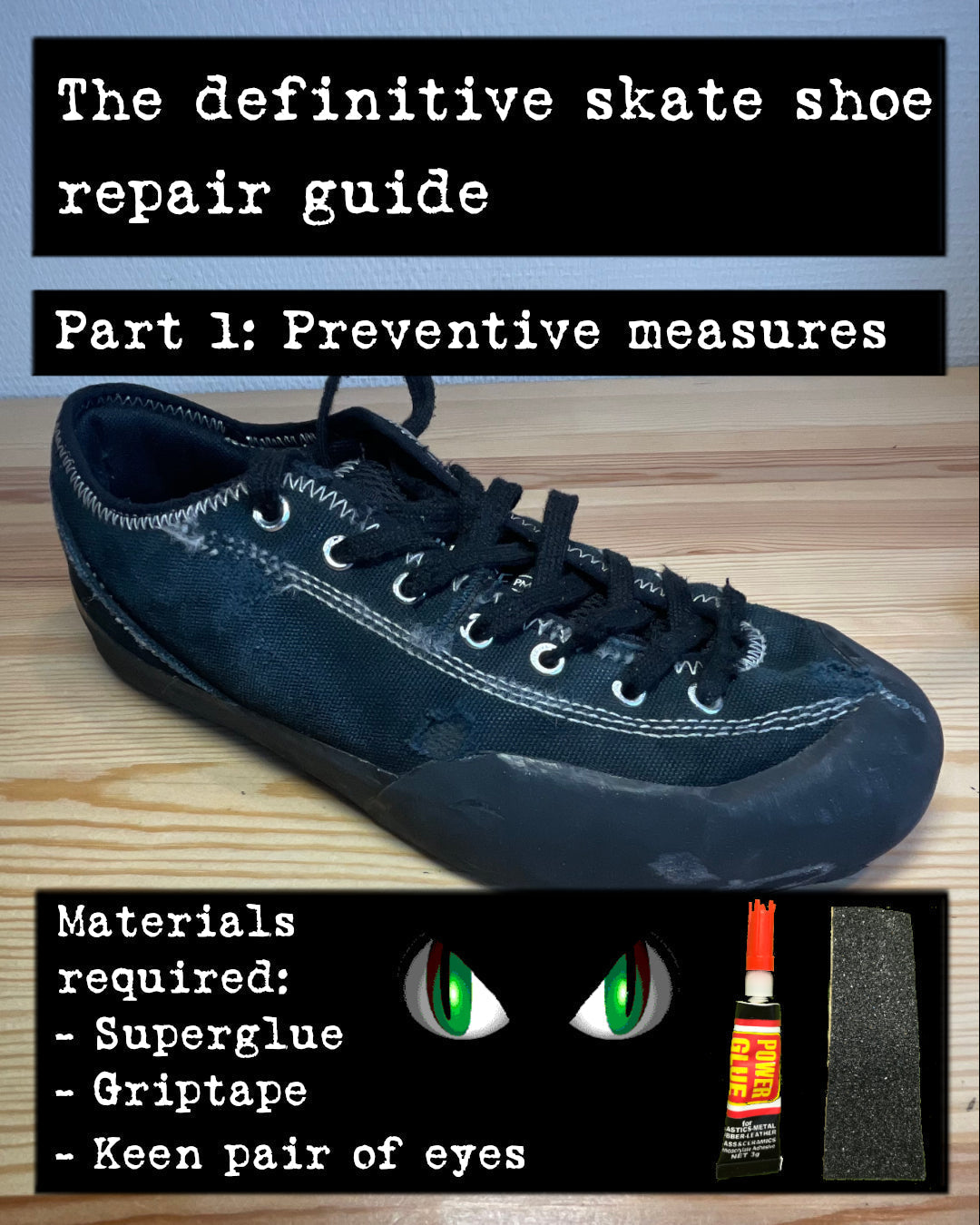 The definitive guide to skate shoe repair Part 1: Preventive measures