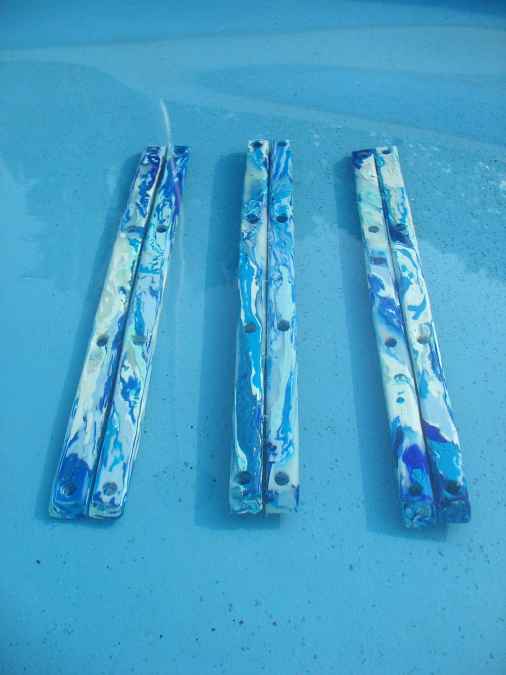 Ocean blue rails