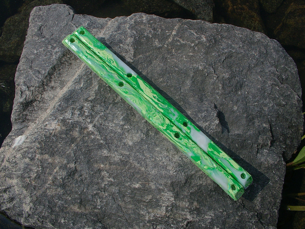 Forest green rails