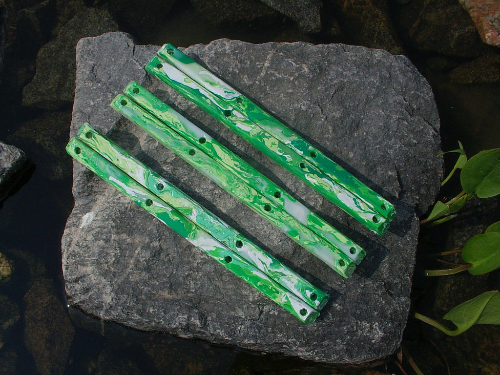 Forest green rails