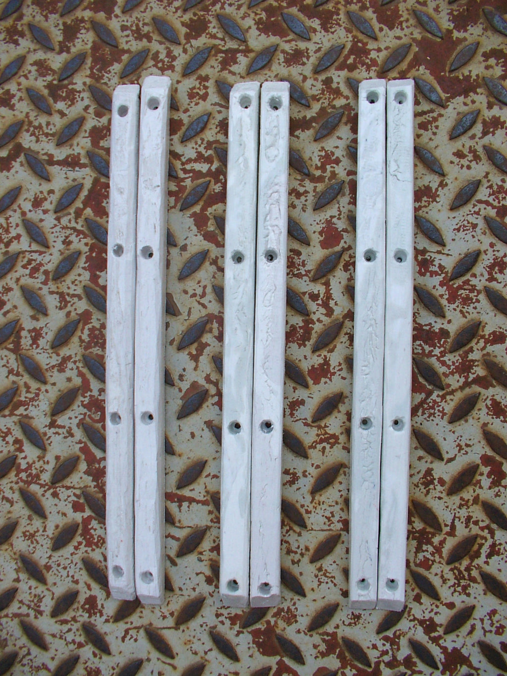 White rails