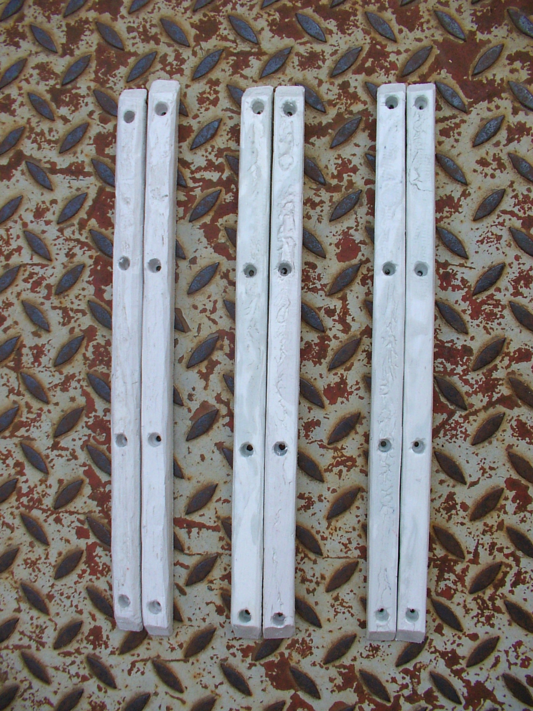 White rails