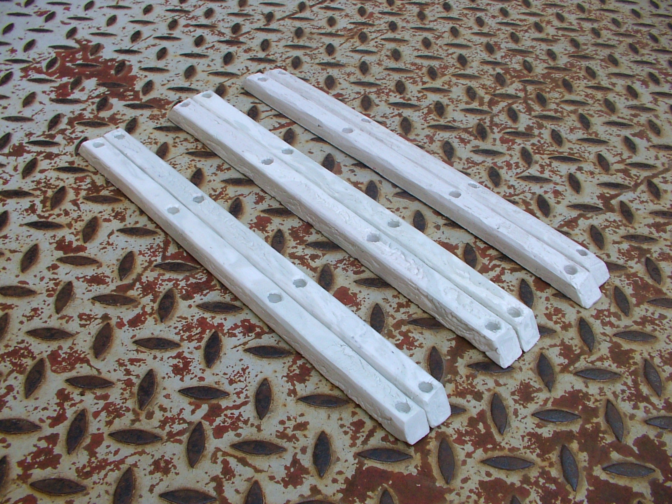 White rails