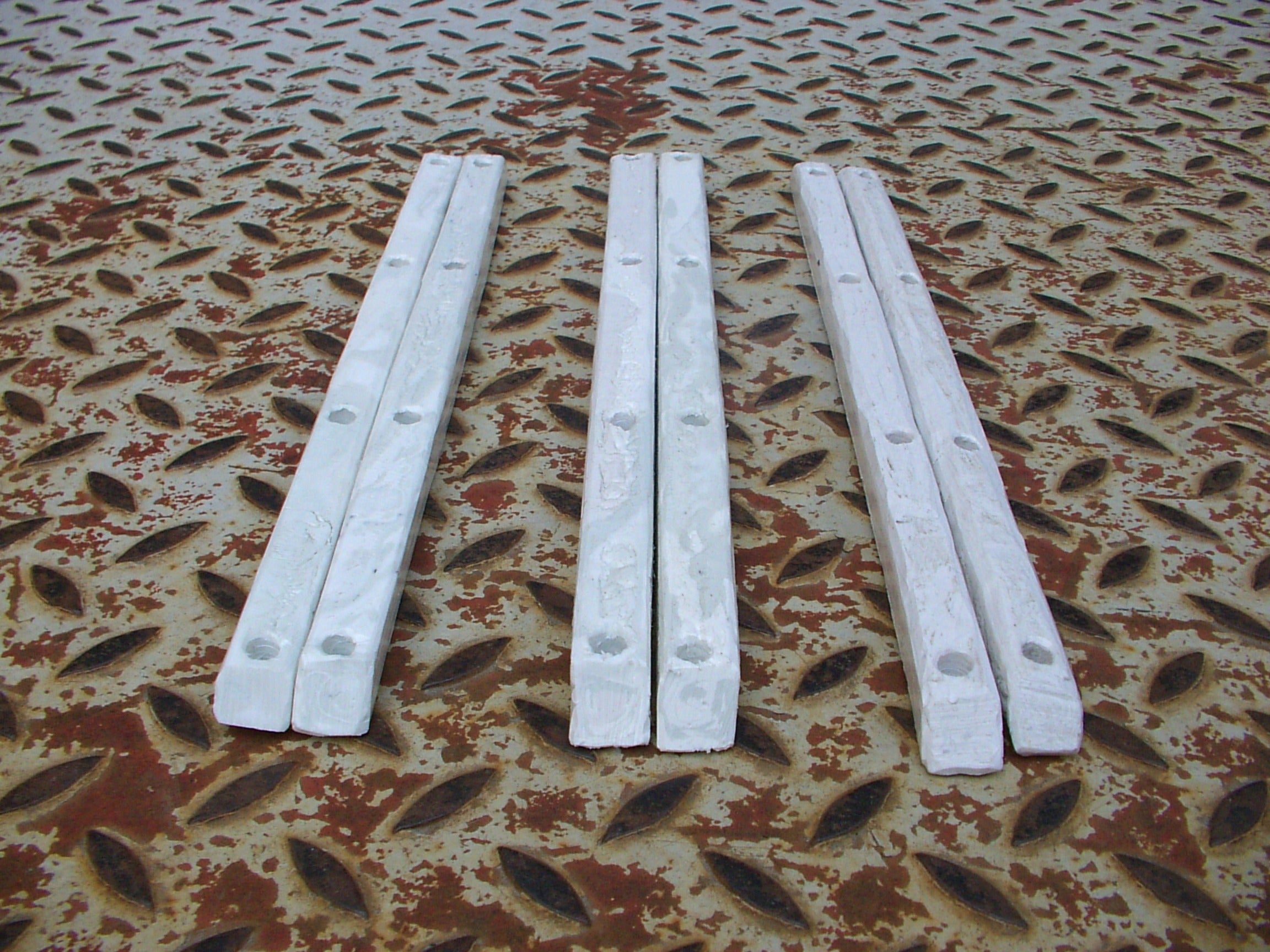 White rails