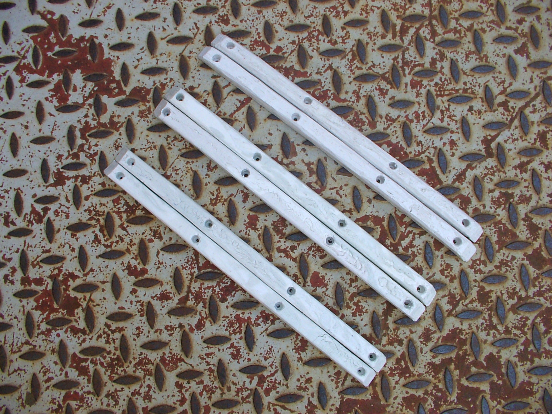White rails